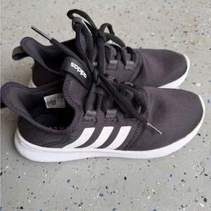 Adidas Charcoal and White Running Shoes